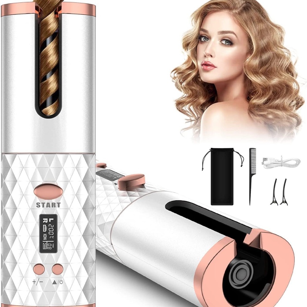 Wireless USB auto curler. Brand new! Only opened box to look at it.